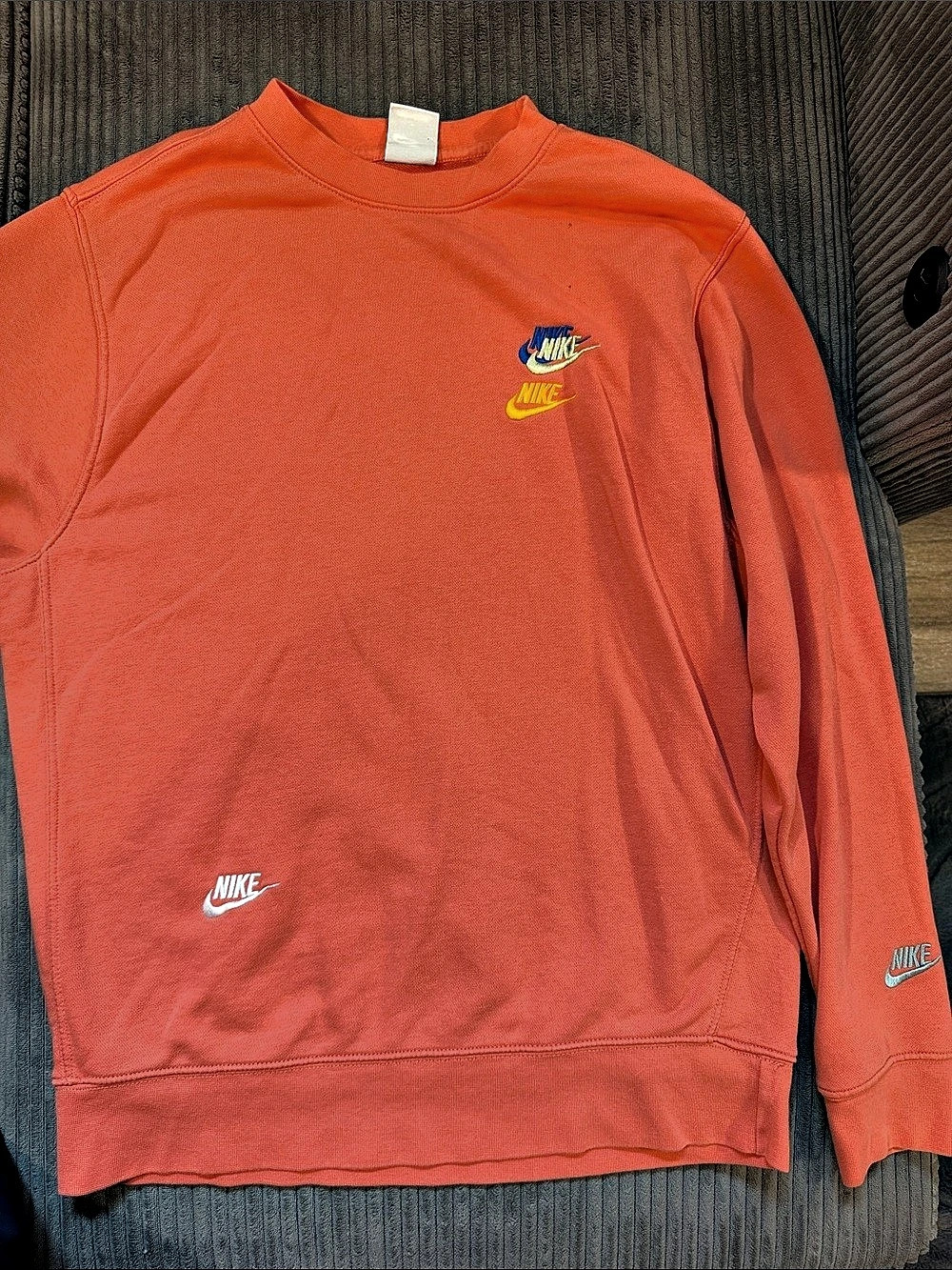Nike coral Crewneck Sweatshirt Size Medium